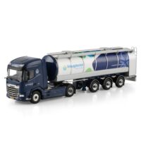 DAF XF SH MY25 with sky lights 4x2 rmo tank trailer Vreugdenhil Dairy Foods WSI Truck Models