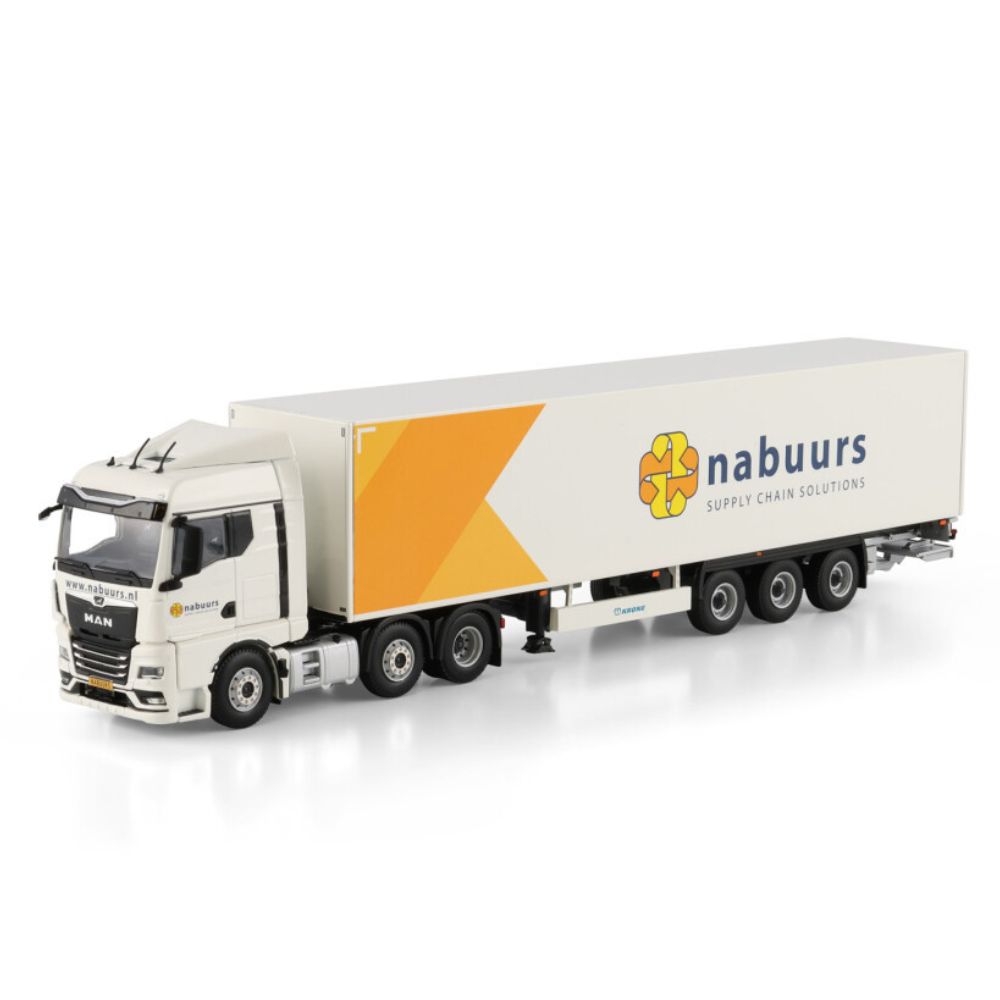 MAN TGX GM 6x2 twin steer box trailer Nabuurs WSI Truck Models