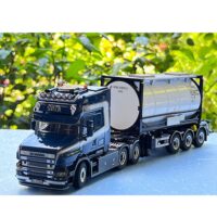 Scania 164 torpedo 30ft trailer+20ft tank container SDTB WSI Truck Models