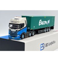 Scania R highline CR20H 6x2 twin steer flex container trailer BD Logistics WSI Truck Models