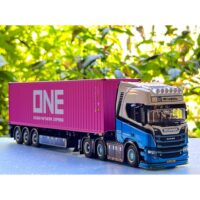 Scania R highline +trailer +40ft container BD Logistics WSI Truck Models