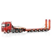 Scania R normal CR20N 6x4 manoovr with excavator trough Nooteboom WSI Truck Models