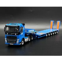 Volvo FH4 sleeper cab 6x4 lowloader trailer ramps Kanson WSI Truck Models