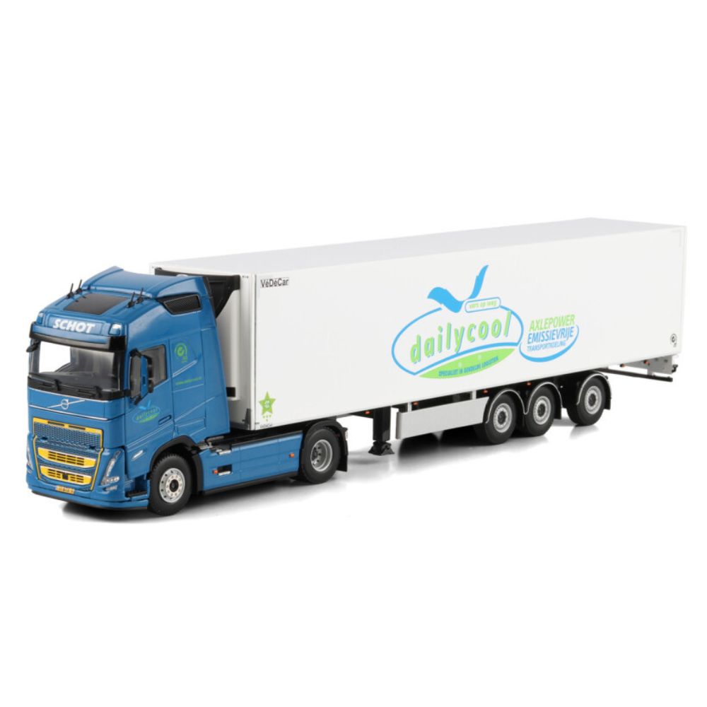 Volvo FH5 globetrotter 4X2 tridec reefer trailer Dailycool B.V. WSI Truck Models