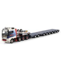 Volvo FH5 globetrotter 8x4 manoovr low loader trailer Collett WSI Truck Models