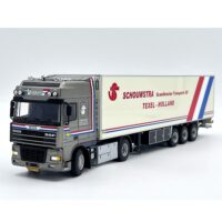 DAF 95XF super space cab 4x2 reefer trailer Schouwstra WSI Truck Models