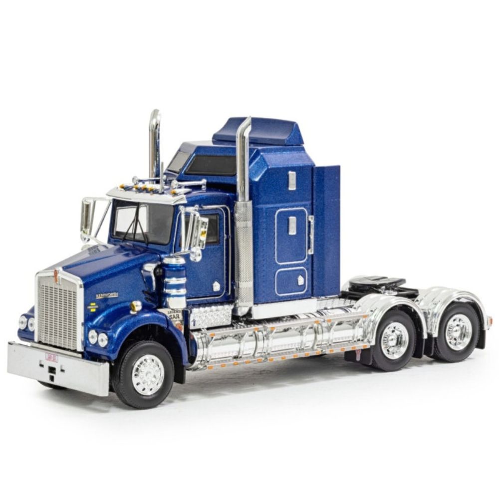Kenworth Sar Legend 6x4 metallic blue,WSIDrake Truck Models