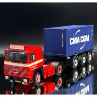 Scania 110 + trailer + CMA CGM 20ft container Alfred Pedersen WSI Truck Models