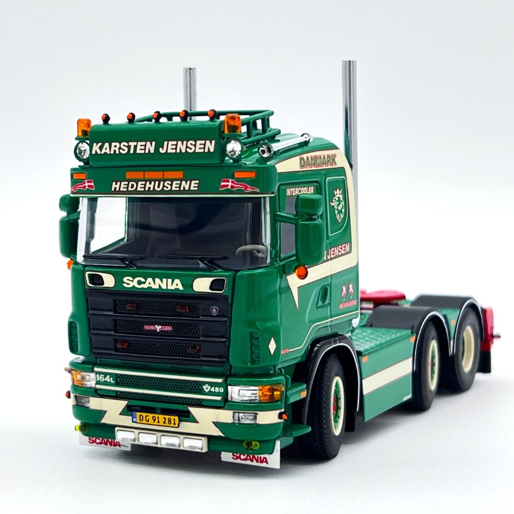 Scania 164L flat roof 6x2 Karsten Jensen WSI Truck Models
