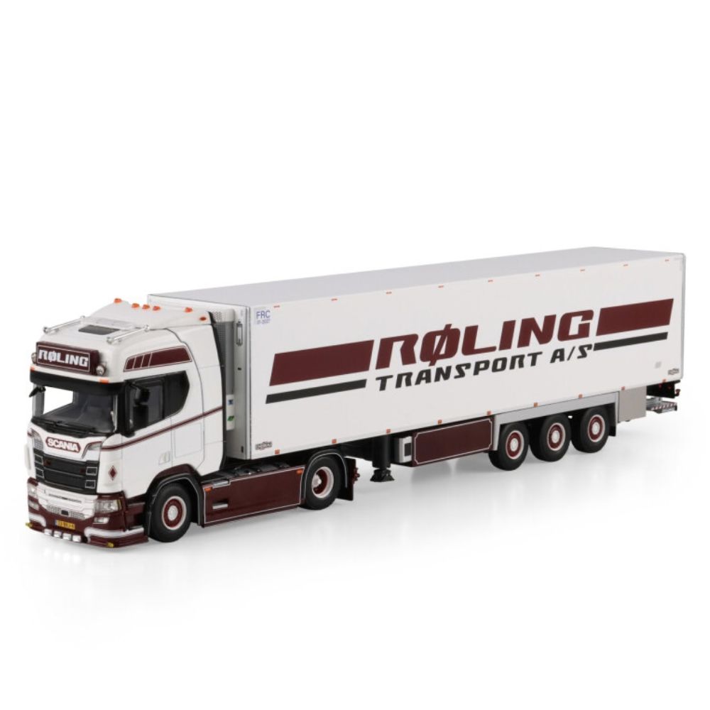 Scania R highline CR20H 4x2 reefer trailer Roling WSI Truck Models