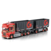 Scania R highline CR20H 8x4 riged truck drawbar hooklift system Ronnie Petersen WSI Truck Models