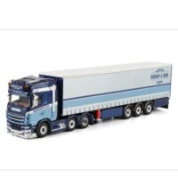 Scania S highline CS20H 6X2 twin steer cuftainside trailer Ringoot Luc WSI Truck Models