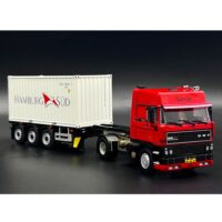 DAF 3600 ATI SC + trailer + 20ft container Hamburg Sud WSI Truck Models
