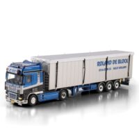 DAF 95XF super space cab 4x2 volume trailer Roland de Block WSI Truck Models