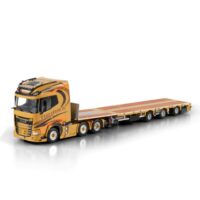 DAF XG+ 6x2 flatbed mega trailer Thuries WSI Truck Models