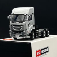 Isuzu giga full cab highroof silver truck WSI Truck Models
