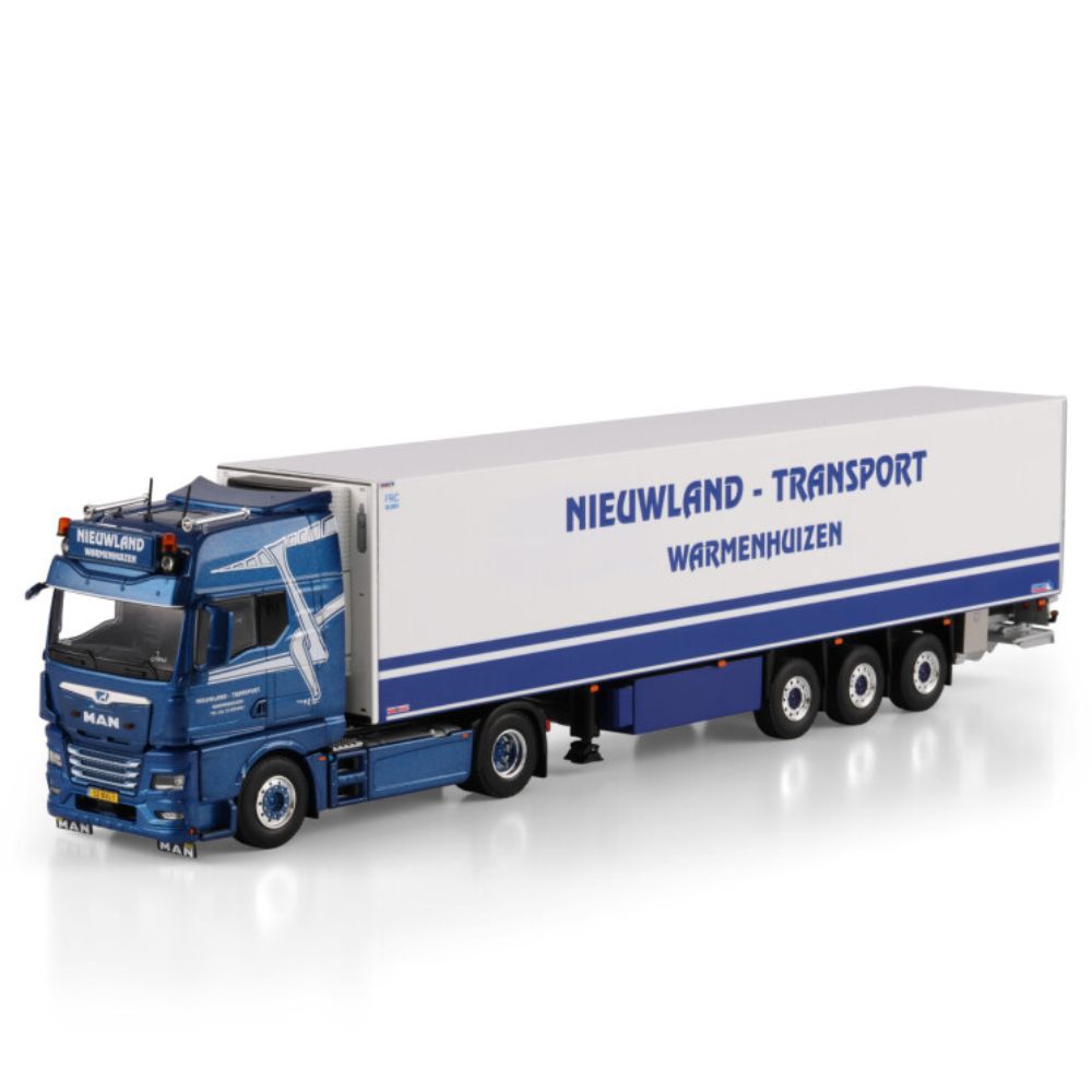 MAN TGX GX 4x2 reefer trailer Nieuwland WSI Truck Models