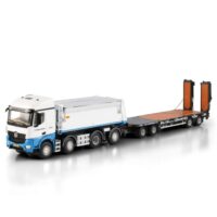Mercedes Arocs drawbar trailer+ asp.paver+compactor Ballast Nedam WSI Truck Models