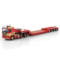 Scania 144 flat roof 6x4 euro low loader trailer Torben Rafn WSI Truck Models