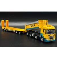 Scania G normal tipper truck lowloader drawbar trailer NTP WSI Truck Models