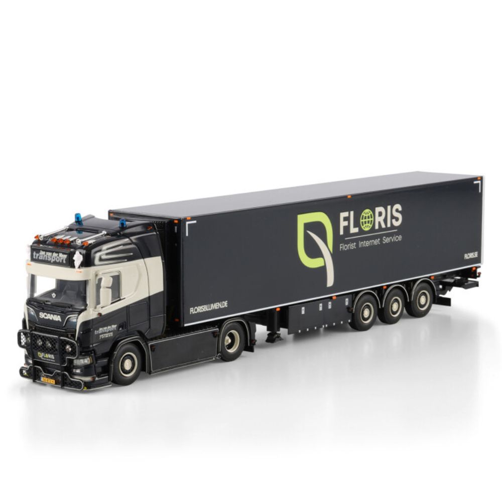 Scania R highline CR20H 4x2 reefer trailer Jan van der Meer WSI Truck Models