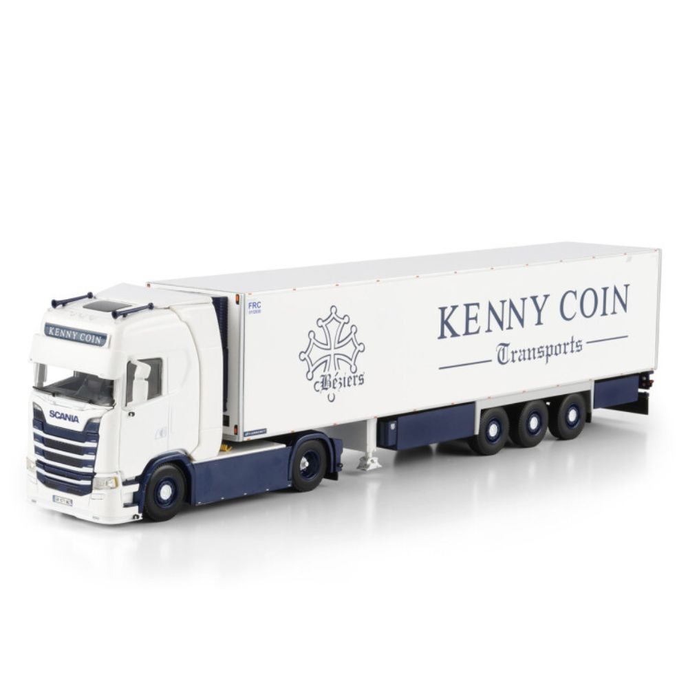Scania S highline CS20H 4x2 reefer trailer Kenny Coin WSI Truck Models
