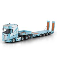 Scania S highline CS20H 6x2 semi low loader with ramps Cepelludo WSI Truck Models