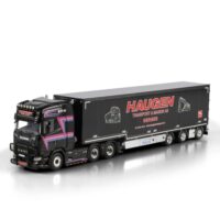 Scania S highline CS20H 6x4 semi box trailer Haugen WSI Truck Models