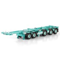 2 connect combi trailer 2+3 axle for containers Stebo Transport WSI Truck Models