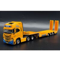 Iveco S-Way MY2024 6x2 semi low loader with ramps Kors Hoogwerksystemen WSI Truck Models