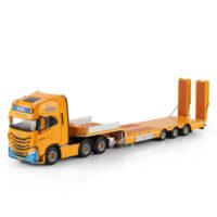 Iveco S-Way MY2024 6x2 semi low loader with ramps Kors Hoogwerksystemen WSI Truck Models
