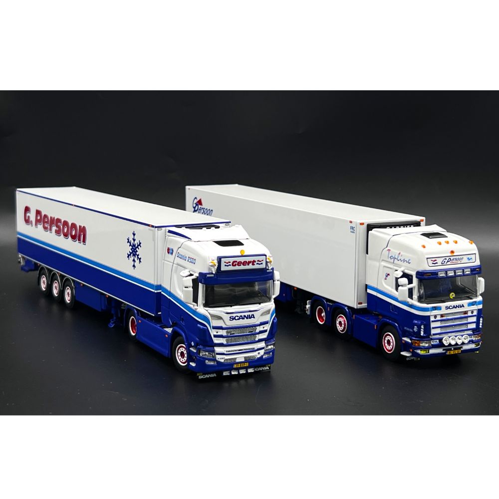 Scania R highline +Scania 124 reefer trailers G.Persoon WSI Truck Models