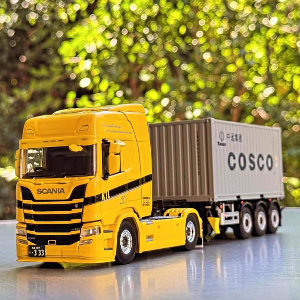 Scania R + trailer + 20ft container KTL WSI Truck Models