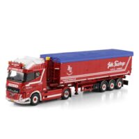 Volvo FH AERO globetrotter XL 4x2 tipper volume trailer Johs. Toustrup WSI Truck Models