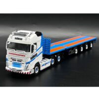 Volvo FH5 globetrotter 6x4 flatbed trailer 4 axle Sabesa SA WSI Truck Models