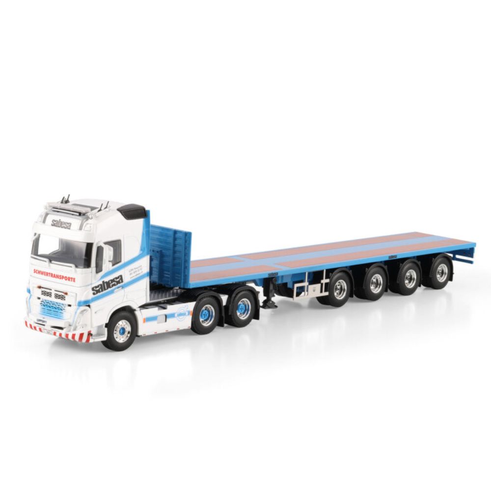 Volvo FH5 globetrotter 6x4 flatbed trailer 4 axle Sabesa SA WSI Truck Models