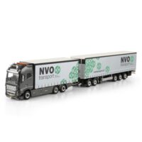 Volvo FH5 globetrotter XL 6x2 riged truck drawbar road train + lzv dolly low Tuinstra Transport WSI Truck Models