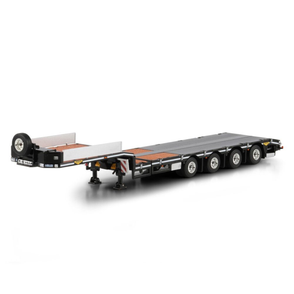 semi low loader trailer 4 axle Broshuis WSI Truck Models
