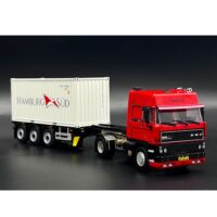 DAF 3600 ATI SC + trailer + 20ft container Hamburg Sud WSI truck models