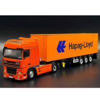 DAF XF95 SSC + trailer + 40ft container Hapag Lloyd WSI truck models