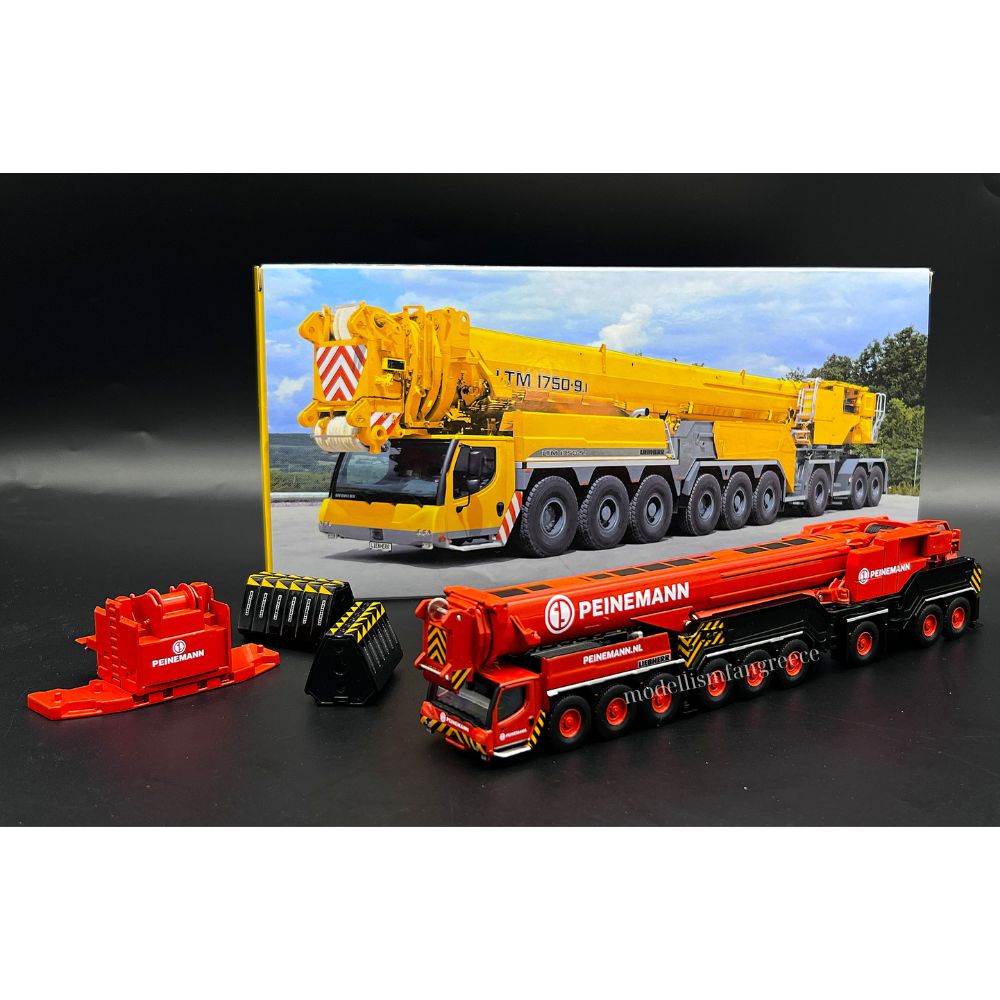 Liebherr LTM 1750-9.1 crane Peinemann WSI Truck Models 187 scale