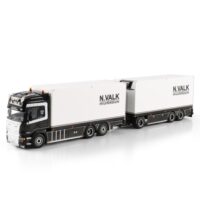 Scania streamline topline riged reefer truck drawbar turntable trailer Nick Valk WSI Truck Models