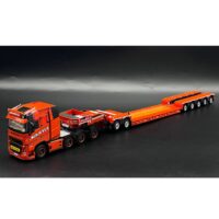 Volvo FH5 globetrotter 8x4 low loader without load Martle WSI Truck Models