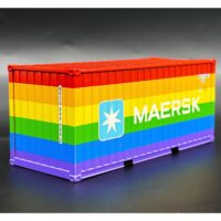 20FT container Maersk Rainbow WSI Truck Models