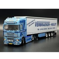 DAF 95XF SSC 4x2 curtainside trailer Verbraeken WSI truck models