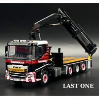 DAF XD DL riged flatbed truck 8x2 Palfinger crane PK 480 tec Mammoet Merchandise WSI Truck Models