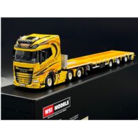 DAF XG+ 6x2 flatbed mega trailer Thuries WSI Truck Models