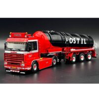 Scania 143 streamline 4x2 vacuum tank trailer Postel Transport WSI Truck Models