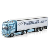 Scania 4 series topline 4x2 curtainside trailer Verbraeken WSI truck models