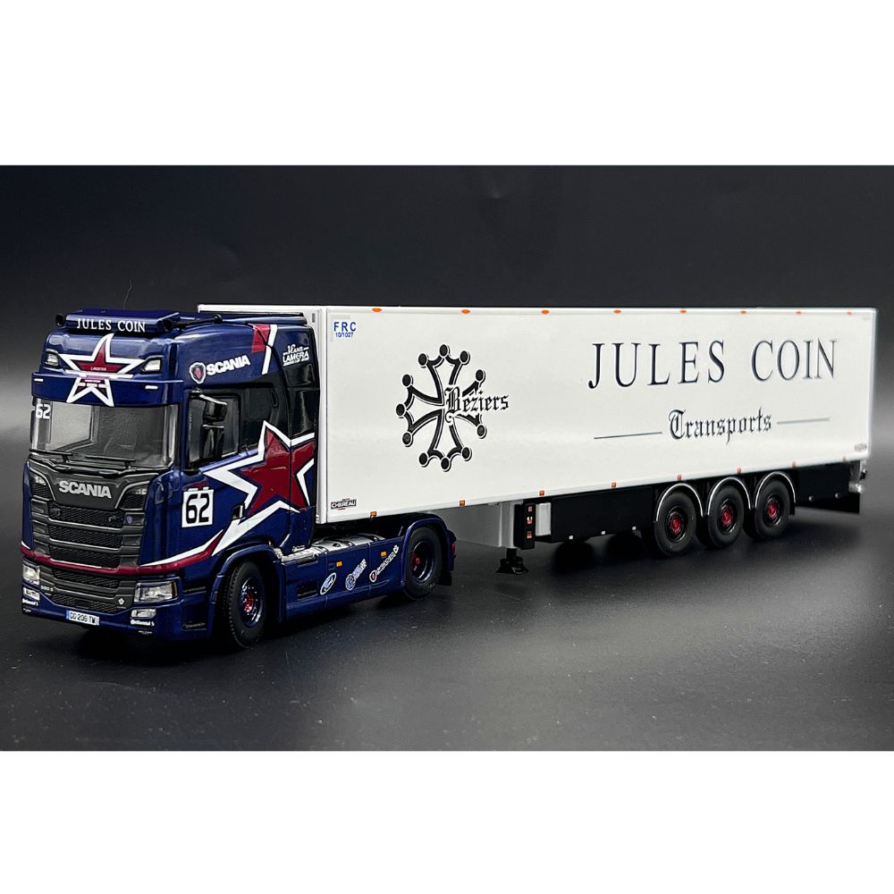 Scania S highline CS20H 4x2 reefer trailer Kenny Coin WSI Truck Models